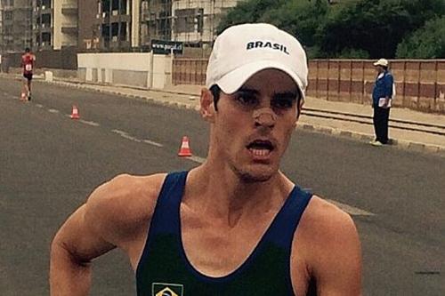 Jonathan Rieckmann na disputa dos 50 km da Copa Pan-Americana de Marcha / Foto: João Cesar Sendeski