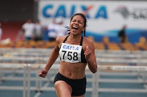 Milena Costa, nova recordista brasileira mirim dos 80 m com barreiras / Foto: Fernanda Paradizo / CBAt