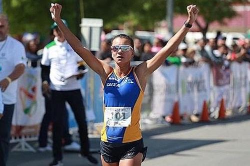 Pernambucana ficou com a prata nos 20km do Circuito Mundial de Marcha Atlética / Foto: Divulgação/CBAt