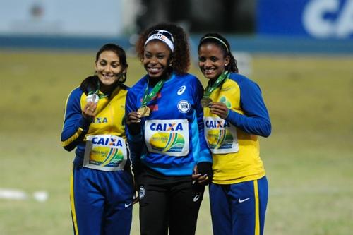 Ana Cláudia, Rosângela e Vanusa: pódio dos 100m / Foto: Agência Luz / BM&F BOVESPA