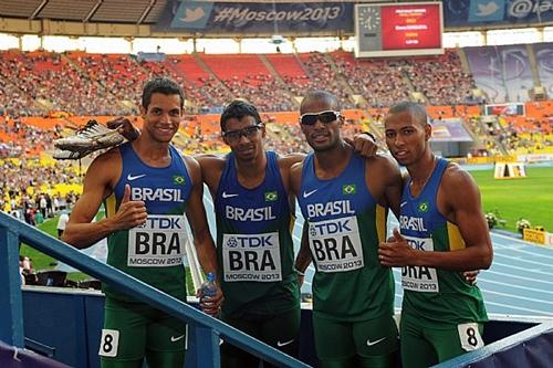 Equipe 4x400 m, sétima em Moscou / Foto: Eduardo Biscayart / CBAt