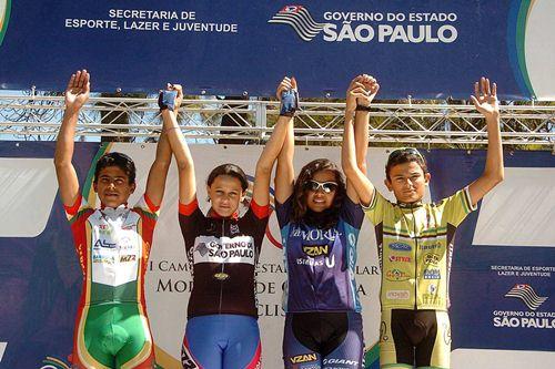 Classificados na seletiva mirim/ Foto: Ivan Storti / FPCiclismo 