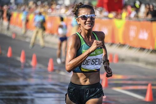 Marchadora do Clube de Atletismo BM&FBOVESPA participa de mais uma etapa do Circuito Internacional de Marcha Atlética, em Monterrey (México), no domingo (19/3/2017) / Foto: Wander Roberto/Exemplus/COB