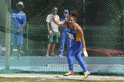 Lançadora do Clube de Atletismo BM&FBOVESPA venceu disputa na Argentina com a marca de 65,75 m, melhorando a marca nacional que já era dela desde 2016 / Foto: Osvaldo F./Contrapé