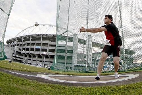 Dilshod Nazarov, no Rio, em 2012 / Foto: Wagner Carmo/CBAt