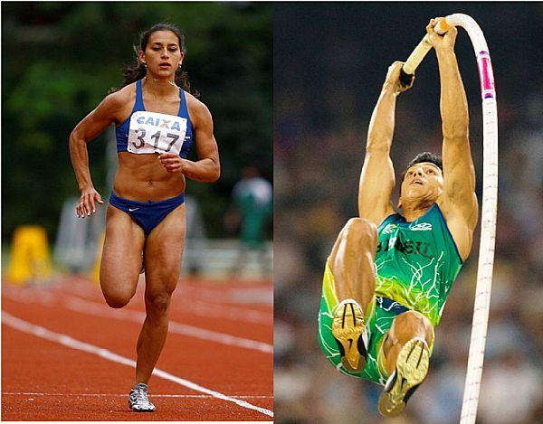 O Brasil tem três atletas entre os líderes do Ranking Mundial de 2011, conforme as listas da Associação Internacional das Federações de Atletismo (IAAF). São eles, Fábio Gomes da Silva (salto com vara), Ana Claudia Lemos Silva (100 m) e Geisa Coutinho (400 m) / Fotos: Marcelo Ferrelli/CBAt e Alaor Filho/COB