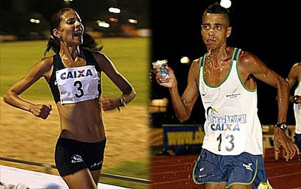 Zenaide Vieira e Daniel Marcedo, dois dos campeões de 2010 / Foto: Marcelo Ferrelli/CBAt