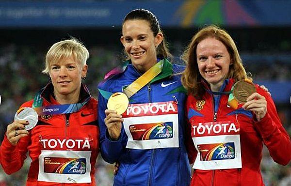 Fabiana Murer, ganhadora da medalha de ouro no salto com vara, participa nesta quinta-feira do Weltklasse Zurich, no Zurique Main Station, na Suíça / Foto: Getty Images/IAAF