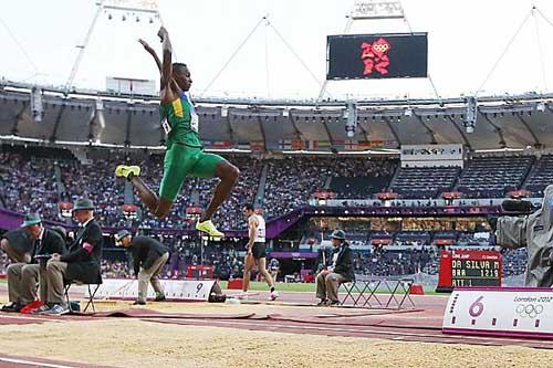 Duda conquistou a medalha de prata na prova do salto em distância do Prefontaine Classic, tradicional Meeting de Atletismo/ Foto: Valterci Santos/AGIF-COB