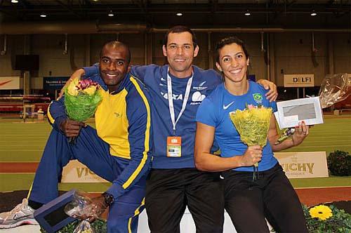  Luiz Alberto, Edemar e Vanessa, em Tallinn / Foto: Divulgação