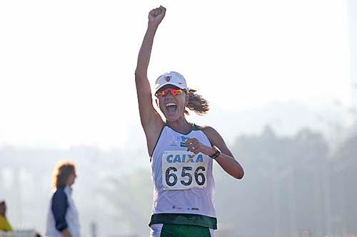 Erica Rocha Sena vence os 20 km do Troféu Brasil Caixa 2013 / Foto: Marcelo Ferrelli/CBAt