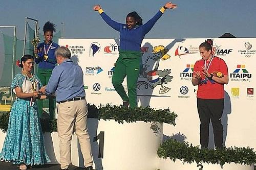 Paraibana ganha ouro e ratifica índice para o Mundial de Londres em Assunção / Foto: Facebook de Andressa Morais