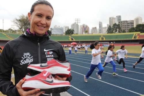 Maurren Maggi prestigiou a etapa paulista em 2011/ Foto: Divulgação