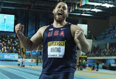 O campeão mundial Indoor, Ryan Whiting será o grande protagonista no arremesso de peso, na 85ª edição do Revezamento de Kansas, no dia 18 de abril / Foto: Getty Images / Iaaf 