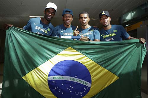 4x100 m campeão em Yokohama   / Foto: Wagner Carmo/CBAt