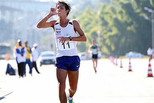 O brasiliense Caio Bonfim conquistou a medalha de bronze nos 20 km da Copa Pan-Americana de Marcha / Foto: Marcelo Ferrelli/CBAt