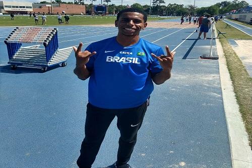 Derick Silva, campeão dos 100 m / Foto: Divulgação / CBAt