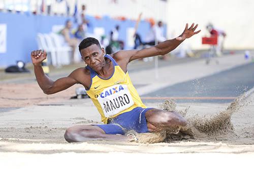 Mauro Vinicius Duda da Silva (salto em distância) / Foto: Wagner Carmo / Cbat