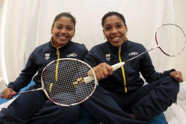 A dupla feminina Luana Vicente e Lohaynny Vicente foi o destaque, com o ouro / Foto: Gaspar Nóbrega/Inovafoto/COB