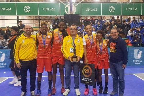 Equipe pernambucana foi a única representante do País na categoria feminina / Foto: Divulgação