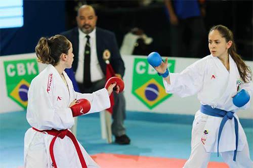 Beatriz Mafra, da FMD Blumenau, sagrou-se campeã do Pré-Olímpico Nacional, na categoria Kumitê até 50 quilos e vai representar o Brasil no Pan e Sul-Americanos Sênior / Foto: Vanderlei de Oliveira