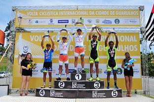 Pódio final / Foto: Ivan Storti / Brasil Pro Cycling