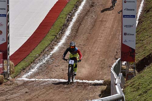  Gabriel Giovannini é bicampeão em São Roque da Copa América de Downhill 4X 2019   / Foto: Leo Shibuya/MBraga Comunicação