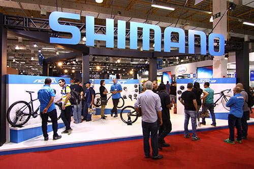 Estande Shimano na Cycle Fair/ Foto: JB Carvalho / Shimano