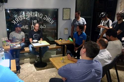 O primeiro, de uma série de eventos para promover o maior festival de bike da América Latina, foi realizado no Café King of the Fork, em São Paulo / Foto: Divulgação / Shimano