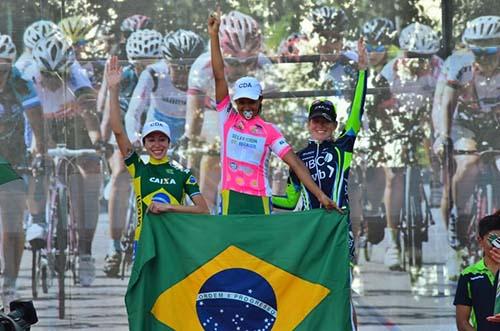 Pódio final com vitória brasileira / Foto: ANSL/Divulgação