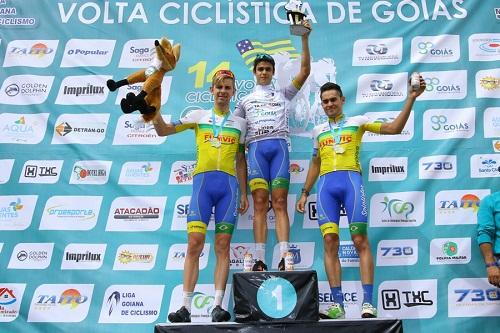 Pódio da categoria Sub23 / Foto: Divulgação/Brasil Pro Cycling