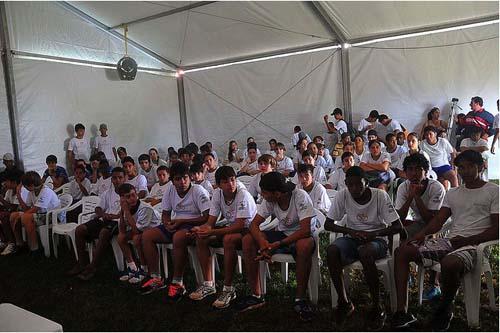 Jovens do Campeonato Estadual Escolar de Ciclismo/ Foto: Ivan Storti/FPCiclismo