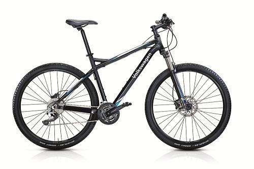 Disponível em duas versões, de aro 27.5" e aro 29", mountain bikes Volkswagen já estão disponíveis para pedidos na rede de concessionárias da marca / Foto: Divulgação/Volkswagen 