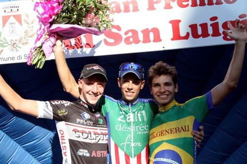 O brasileiro Alexandre Manarelli (Generali-Ballan), atual campeão brasileiro sub-23 de Estrada e Contra-Relógio, terminou na terceira colocação no 48º GP San Luigi / Foto: Divulgação