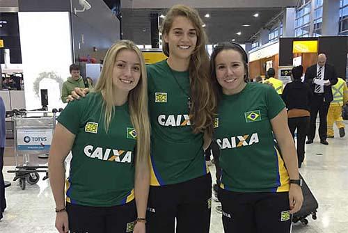 Equipe antes do embarque / Foto: CBC / Divulgação