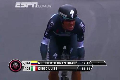 Rigoberto Urán entra para a história do ciclismo colombiano / Foto: Reprodução / ESPN