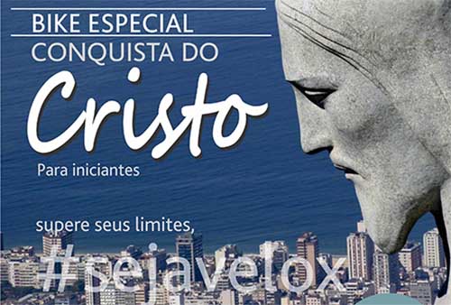 Velox Fitness realizará sete pedais progressivos até o Cristo Redentor / Foto: Divulgação