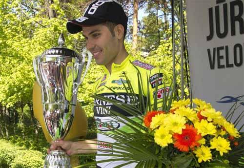 O ciclista brasileiro Rafael Andriato conquistou no Sábado, dia 19 de Maio, sua primeira competição no ciclismo profissional / Foto: Divulgação