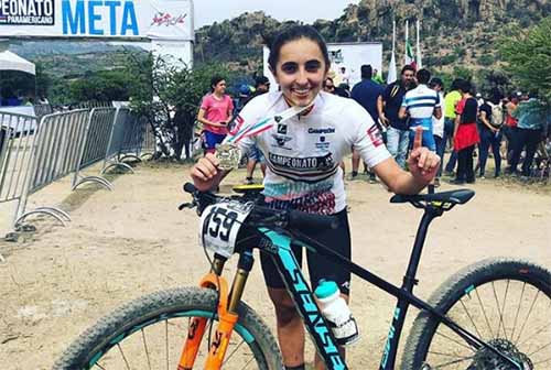 Giuliana Salvini Morgen é bicampeã pan-americana de Mountain Bike XCO  / Foto: Divulgação