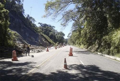 Obras na BR 101/SP /  Foto: DNIT