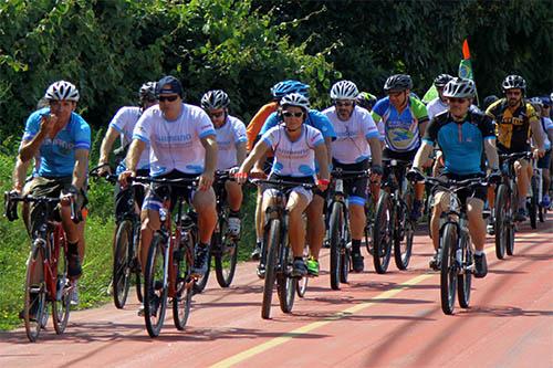 Cerca de 50 pessoas participaram do Pedal / Foto: JB Carvalho / Shimano