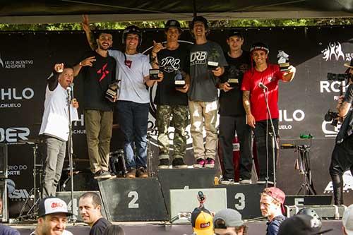 Pódio do BMX Freestyle  / Foto: Marcelo Mug / CBER