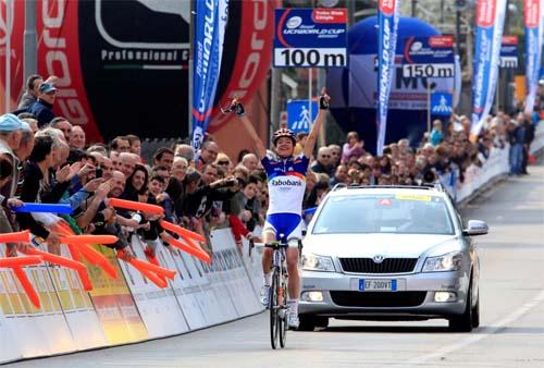 A holandesa Marianne Vos foi a grande vencedora do ‘Trofeo Alfredo Binda-Comune di Cittiglio’ / Foto: Divulgação 