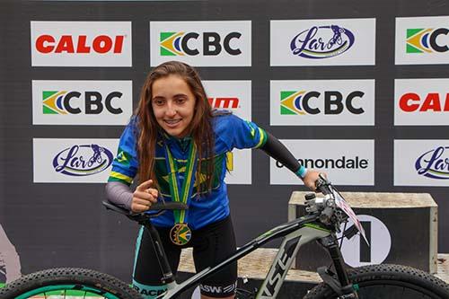 Giuliana Morgen é campeã Panamericana e Brasileira de MTB  / Foto: Wesley Kestrel/CBC