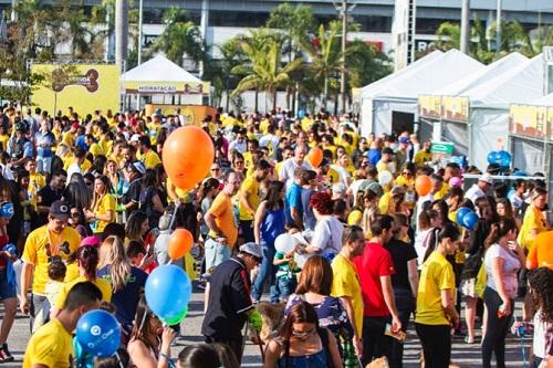 Duplas poderão correr ou caminhar 1,3 km. Prova será no domingo, a partir das 8h / Foto: Divulgação