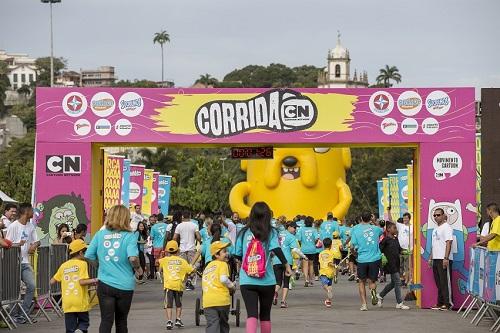 As inscrições para correr jáforam encerradas, mas o Cartoon Network oferece diversas atrações abertas ao público e gratuitas / Foto: Divulgação