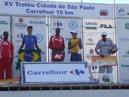 O queniano Nicholas Kimeli Keter e a atleta da Tanzânia, Natalia Elisante Sulle, são os campeões do XV Troféu Cidade de São Paulo Carrefour 10 km / Foto: Marcos Viana 