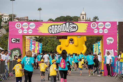 As inscrições para a segunda edição da  Corrida Cartoon Network no Rio de Janeiro serão liberadas na próxima segunda, dia 18 de abril / Foto: Divulgação