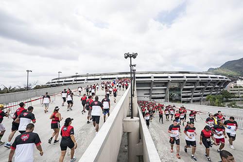 A Nação Rubro-Negra em Movimento (NRMOV) aconteceu na manhã ensolarada do último domingo (16), no Maracanã / Foto: DizzMedia