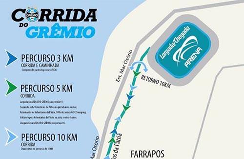 A Arena receberá, pelo segundo ano consecutivo a Corrida do Grêmio, no dia 30 de novembro, a partir das 9h / Foto: Divulgação